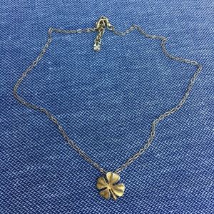 Lucky Brand Gold Clover Necklace
